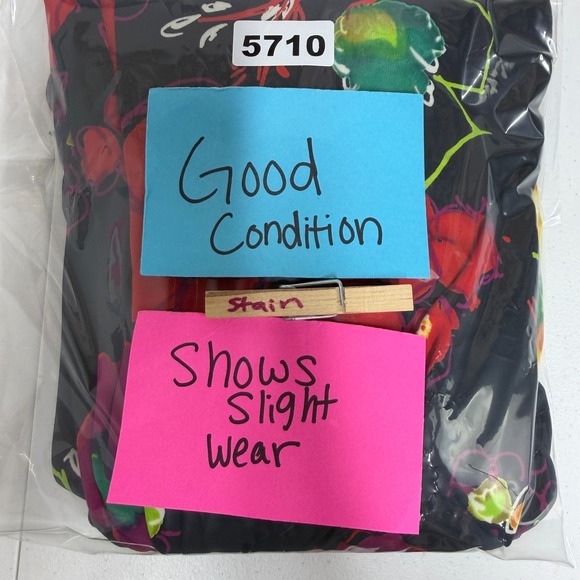 David Meister Halter Asymmetrical Dress Women's 10 Black Pink Floral Sleeveless - Picture 15 of 15